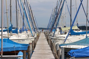 Segelbootverleih am Chiemsee